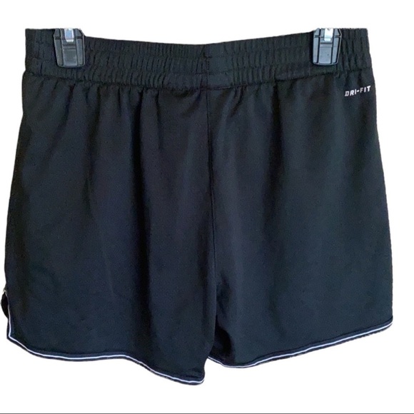 Nike Dri-Fit Athletic Shorts Black White Trim Shorts Size … - Picture 2 of 8